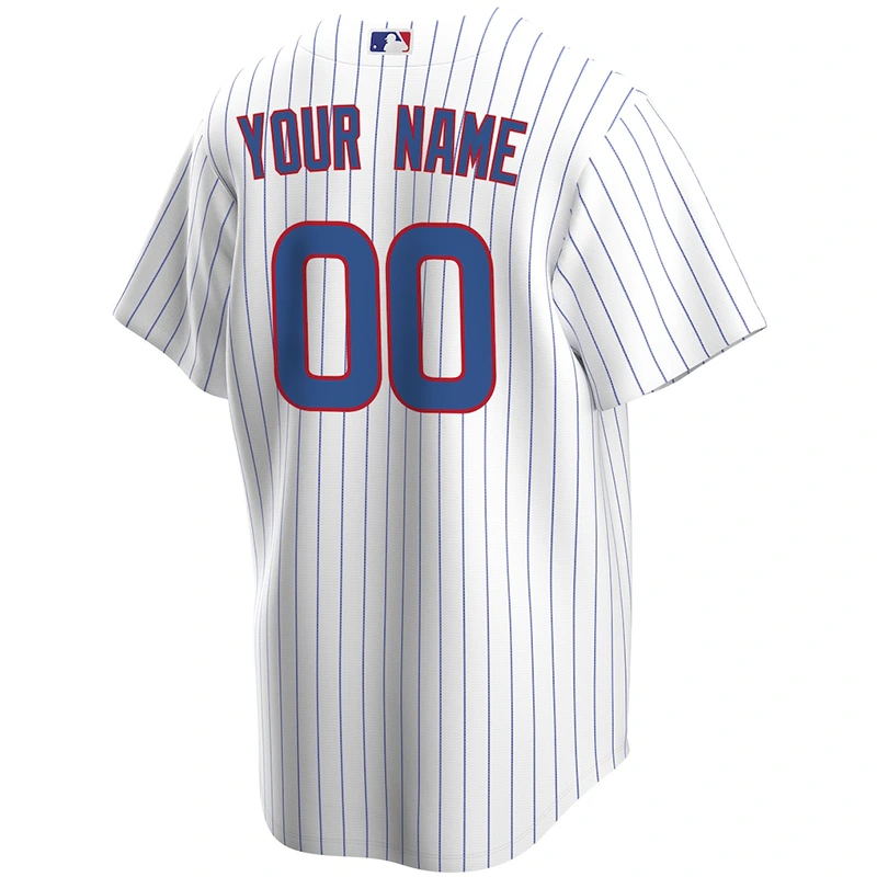 Mens Nike White Chicago Cubs Home Jersey - Image 3