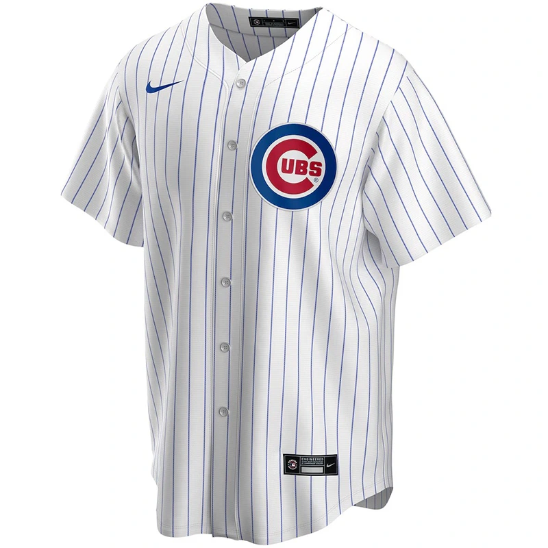 Mens Nike White Chicago Cubs Home Jersey - Image 2