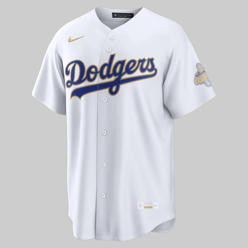 Mens Nike White Los Angeles Dodgers 2026 Gold Collection Stadium Jersey - Image 2