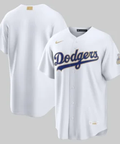 Mens Nike White Los Angeles Dodgers 2026 Gold Collection Stadium Jersey