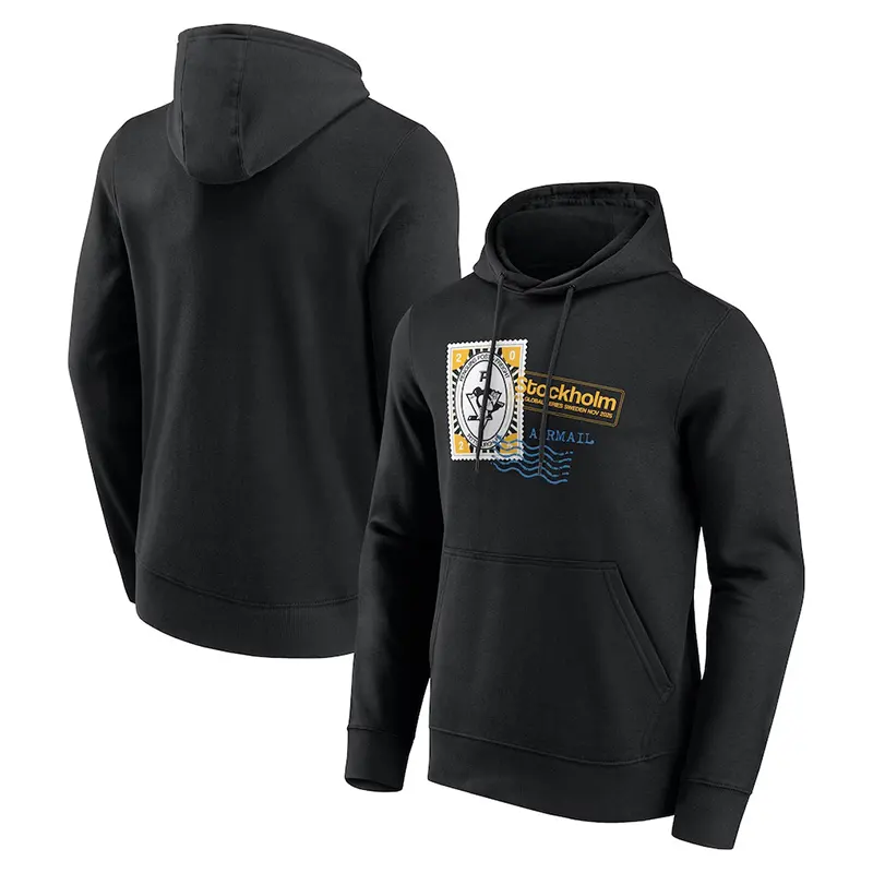 Mens Pittsburgh Penguins Global Series 2025 Hometown To Stockholm Hoodie