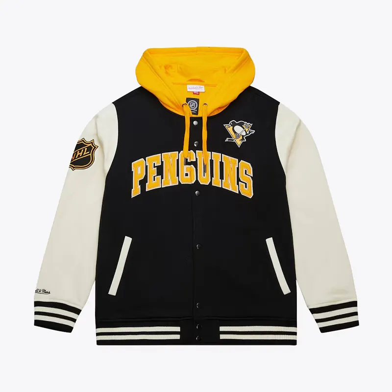 Mens Pittsburgh Penguins Mitchell Varsity Jacket - Image 2