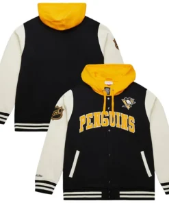 Mens Pittsburgh Penguins Mitchell Varsity Jacket