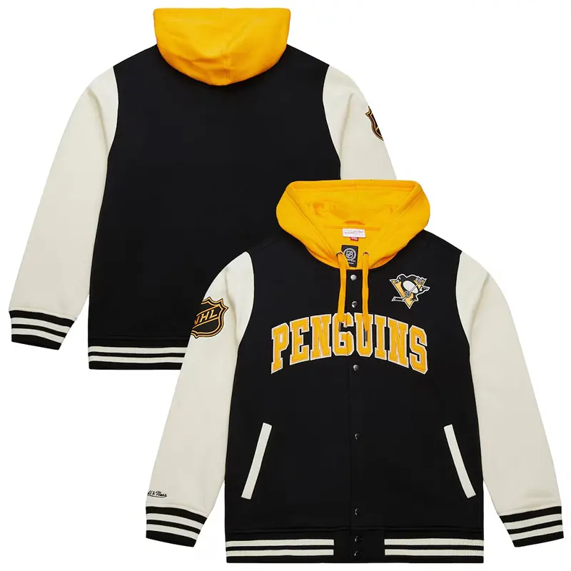 Mens Pittsburgh Penguins Mitchell Varsity Jacket
