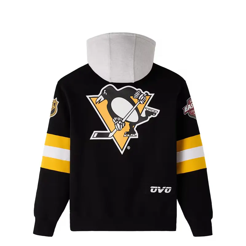 Mens Pittsburgh Penguins x OVO Team Hoodie - Image 2