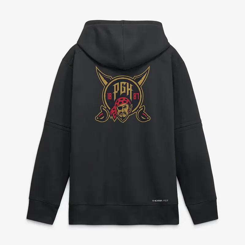 Mens Pittsburgh Pirates Nike Black 2026 City Connect Authentic Collection Therma-FIT Hoodie - Image 3