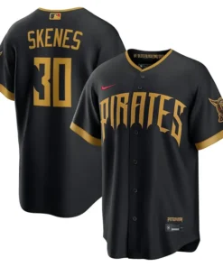 Mens Pittsburgh Pirates Paul Skenes Nike Black Jersey