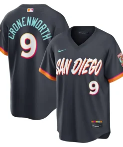 Mens San Diego Padres Jake Cronenworth Nike Obsidian Jersey