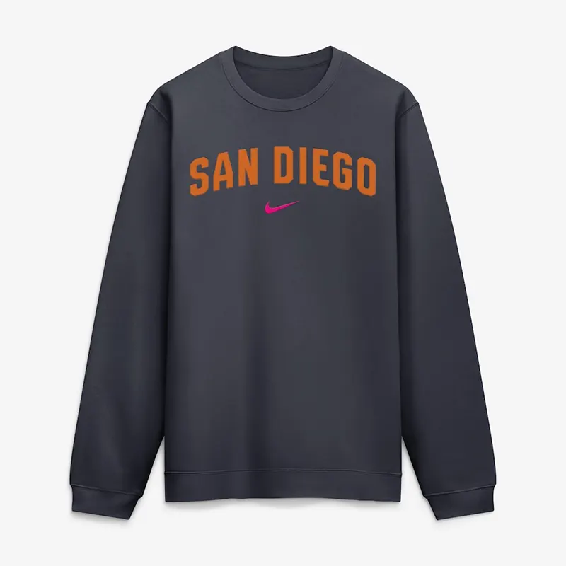 Men's San Diego Padres Nike Obsidian 2026 City Connect Club 2-Hit Sweatshirt - Image 3
