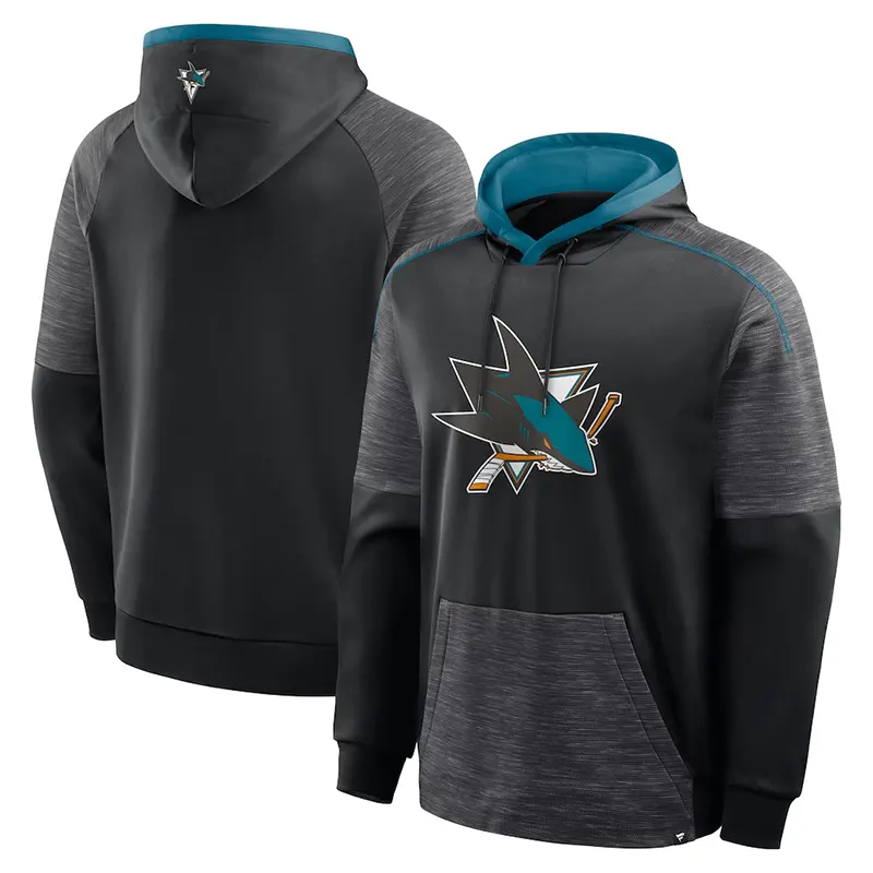 Mens San Jose Sharks Goaltender Hoodie - Image 3