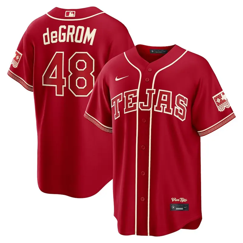 Mens Texas Rangers Jacob deGrom Nike Jersey