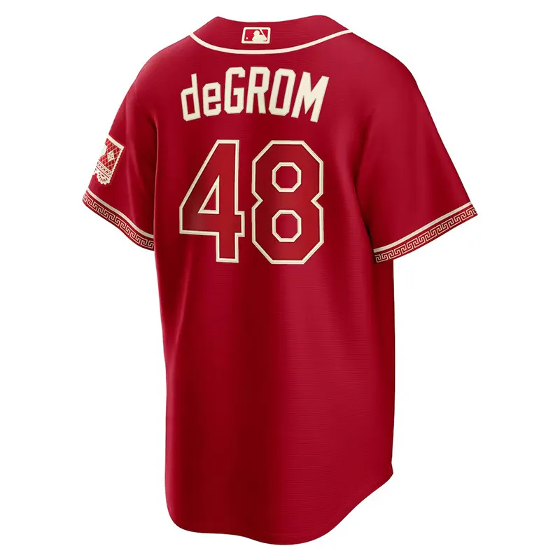 Mens Texas Rangers Jacob deGrom Nike Jersey - Image 3