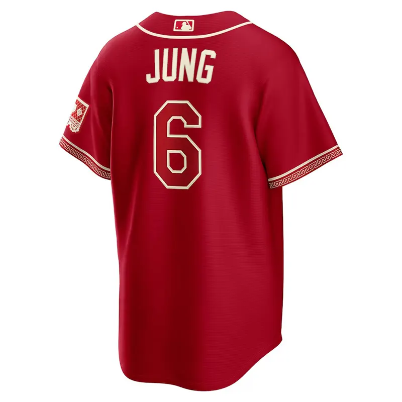Mens Texas Rangers Josh Jung Nike Jersey - Image 3