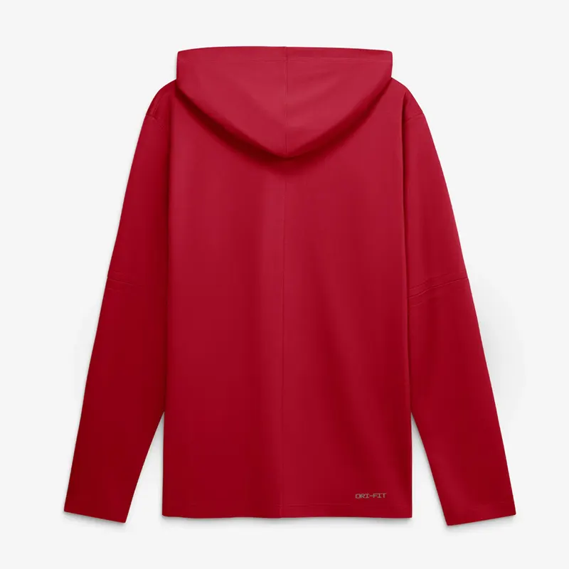 Mens Texas Rangers Nike Red 2026 City Connect Dri-FIT Long Sleeve Hooded T-Shirt - Image 2