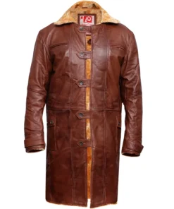 Men's Tom Hardy Bane Leather Trench Coat