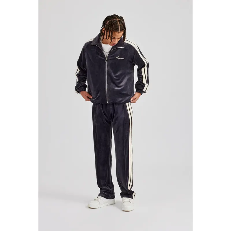 Mens Velour Tracksuit