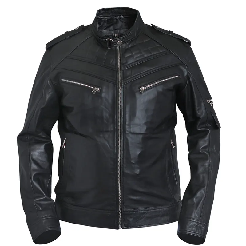Men's Vintage Retro Biker Leather Jacket