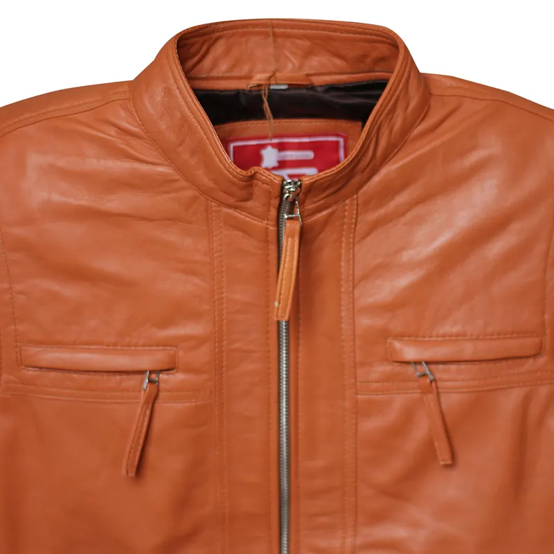 Men's Biker Rider Rocker Motorcycle Leather Vest - Image 3