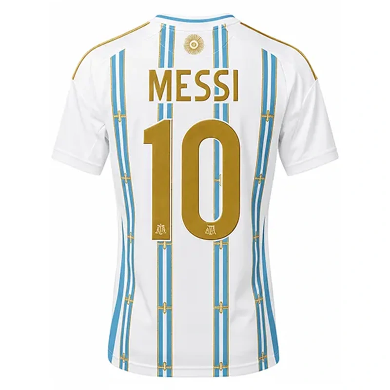 Messi Argentina Gold Stripe Jersey 2026 - Image 2
