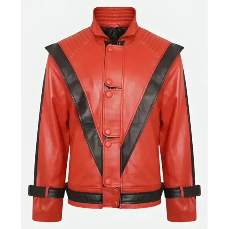Michael Jackson Red Jacket - Image 2