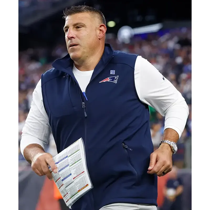 Mike Vrabel New England Patriots Vest 2026 - Image 4