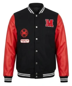 Miles Morales Spider-Man Across the Spider-Verse Varsity Jacket