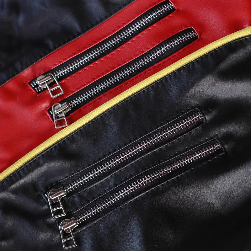 Miles Morales Spider-Man Motorcycle Leather Jacket - Image 6