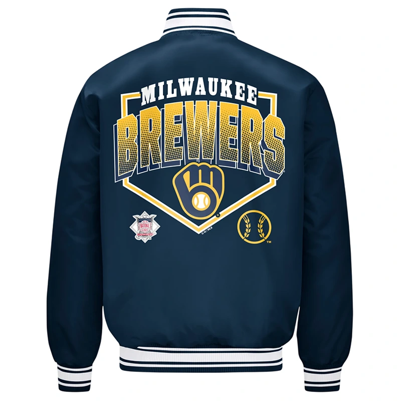 Milwaukee Brewers Printed Home Plate Jacket - Image 2