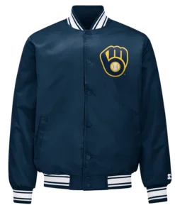 Milwaukee Brewers Printed Home Plate Jacket