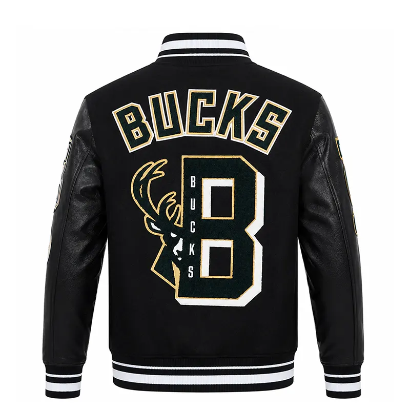 Milwaukee Bucks Mashup Varsity Jacket - Image 2
