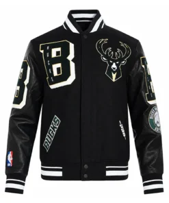 Milwaukee Bucks Mashup Varsity Jacket