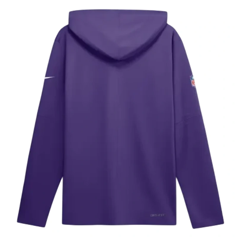 Minnesota Vikings Purple Hooded T-shirt - Image 2