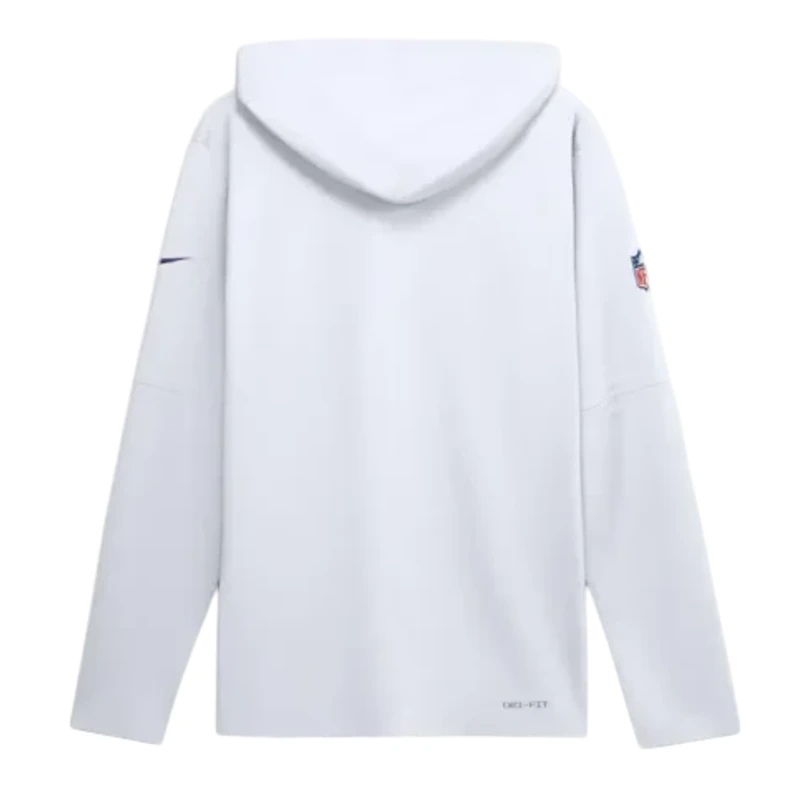 Minnesota Vikings White Hooded T-shirt - Image 2