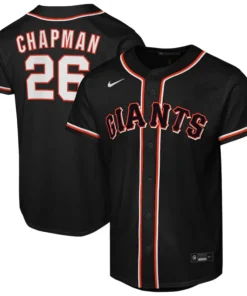 Mlb Youth San Francisco Giants Matt Chapman Nike Black Player Jersey