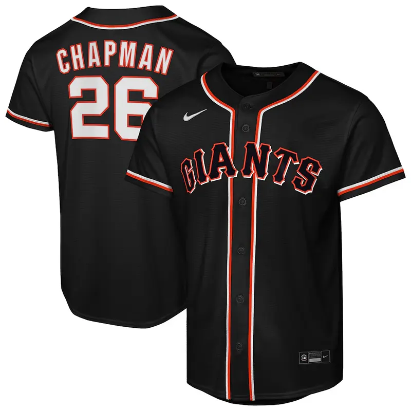 Mlb Youth San Francisco Giants Matt Chapman Nike Black Player Jersey