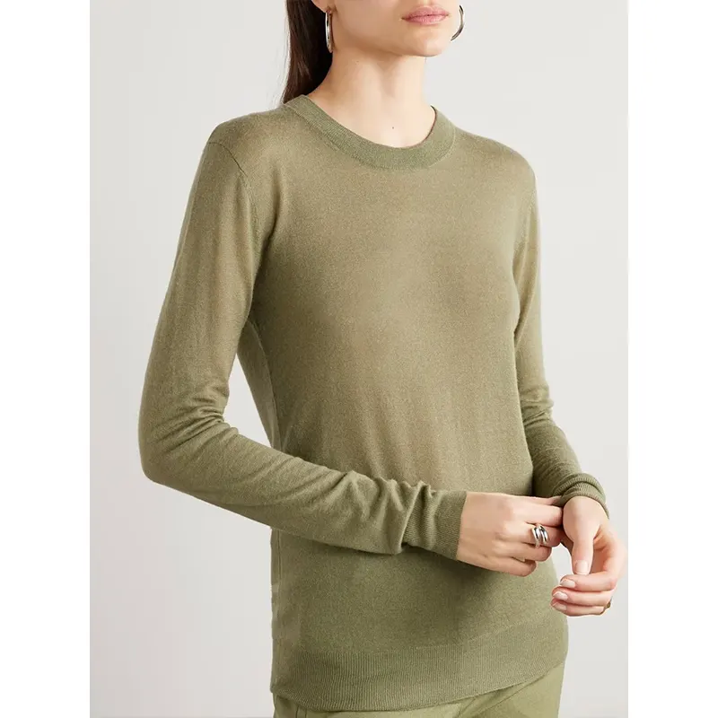 Quince Mongolian Cashmere Crewneck Sweater - Image 2
