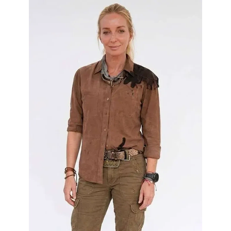 Mutiny 2026 Annabelle Wallis Brown Shirt
