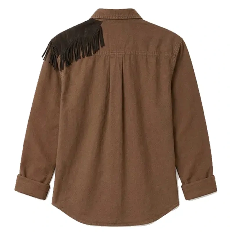 Mutiny 2026 Annabelle Wallis Brown Shirt - Image 3