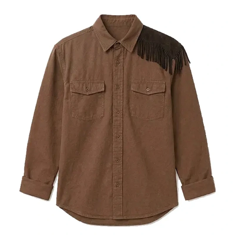 Mutiny 2026 Annabelle Wallis Brown Shirt - Image 2