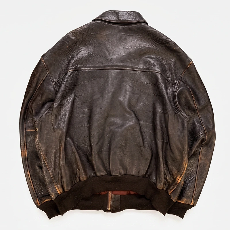 My Fault Nick Vintage Brown Jacket - Image 2
