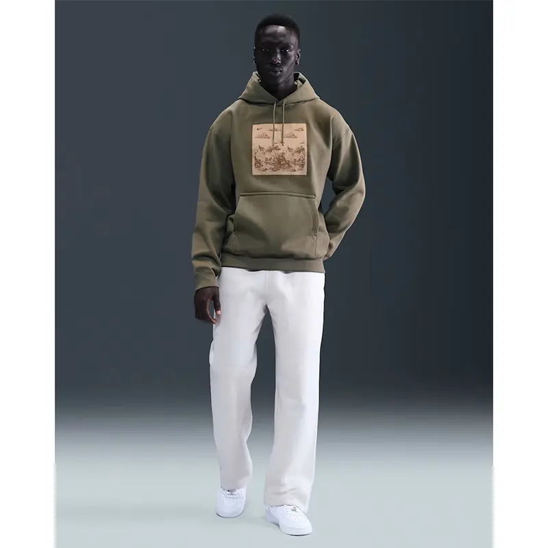 NIke Mens Pullover Fleece Hoodie - Image 2
