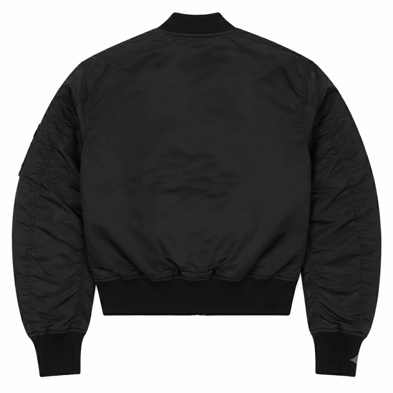 NY Alpha X New Era L-2B Cropped Bomber Jacket - Image 2