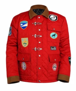 NYC 2026 Brandi Carlile Red Quilted Jacket