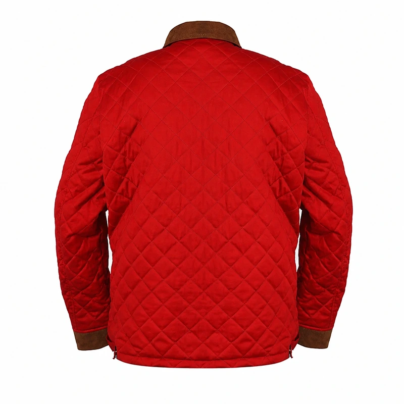 NYC 2026 Brandi Carlile Red Quilted Jacket - Image 2