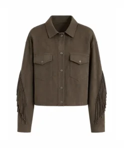 Natalie Alyn Lind Fringe Jacket