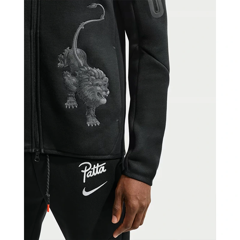 Netherlands x Patta Tech Fleece Full-Zip Windrunner Hoodie - Image 8