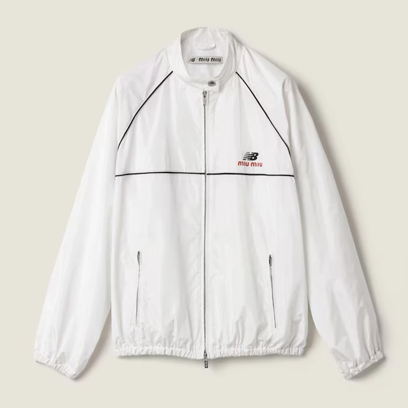 New Balance x Miu Miu Technical Poplin Blouson Jacket