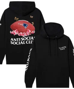 New England Patriots AntiSocialSocialClub x NFL Impact Blossom Hoodie
