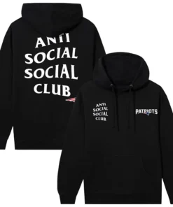 New England Patriots AntiSocialSocialClub x NFL Snap Hoodie