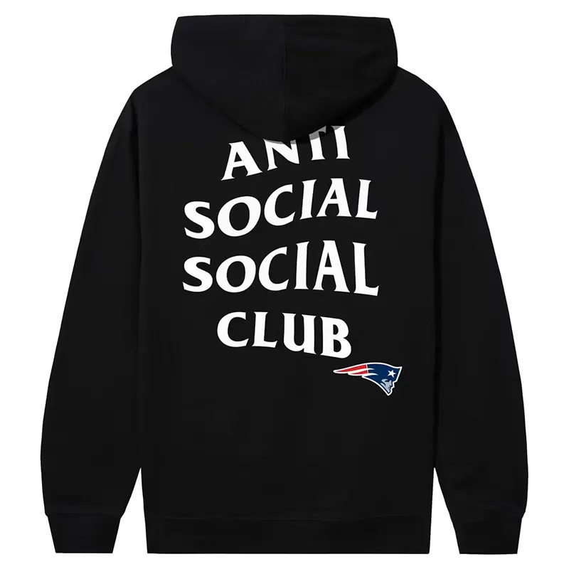 New England Patriots AntiSocialSocialClub x NFL Snap Hoodie - Image 3